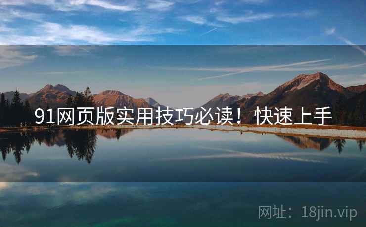 91网页版实用技巧必读！快速上手