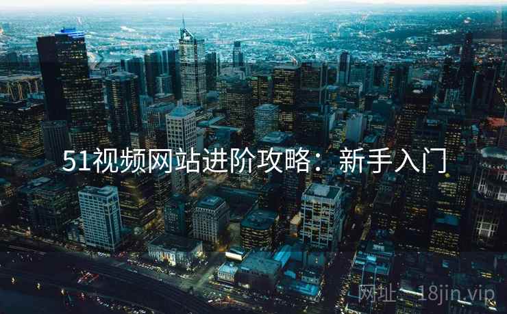 51视频网站进阶攻略：新手入门