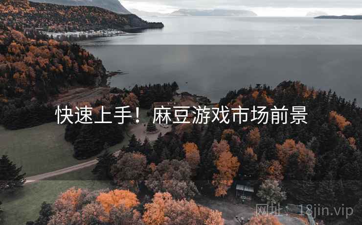 快速上手！麻豆游戏市场前景