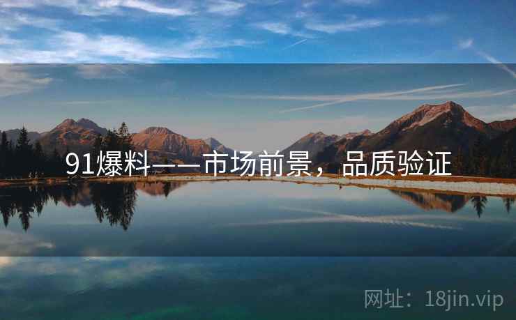91爆料——市场前景，品质验证